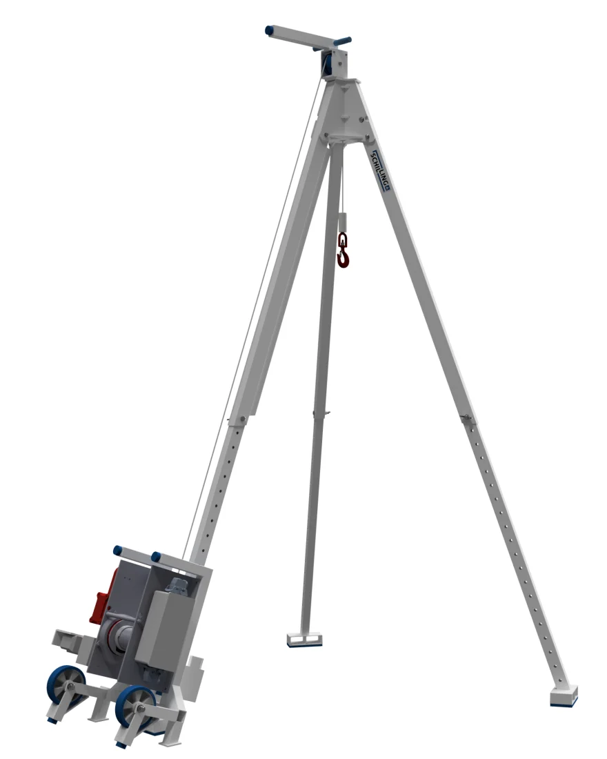 SCHILLING - Alu-Dreibock mit Elektroseilwinde – 5