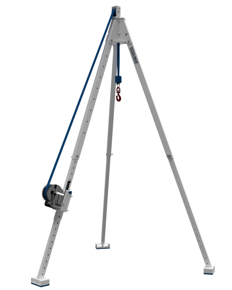 SCHILLING - Alu-Dreibock mit Handwinde – 4