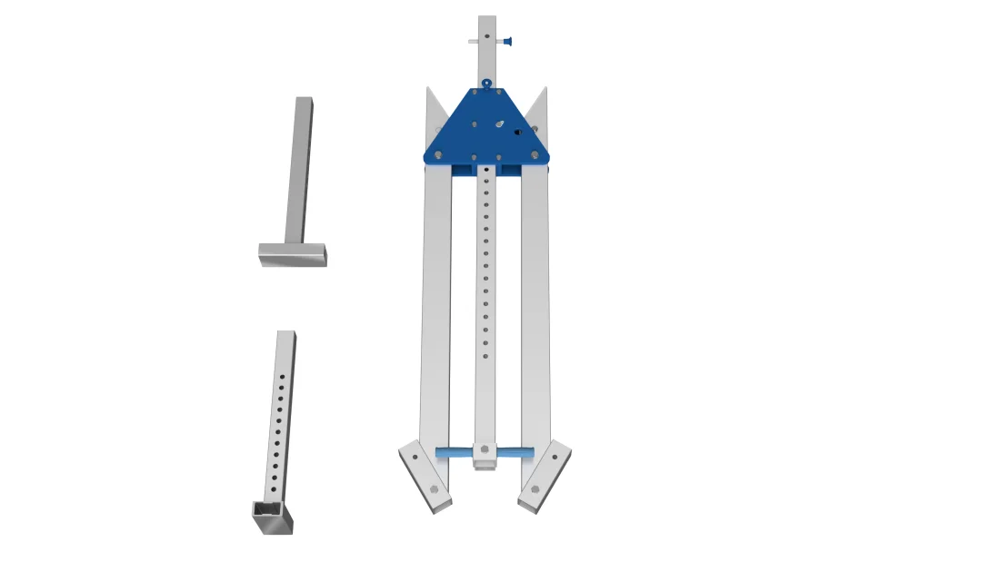 SCHILLING - Alu-Portalkran stationär, klein, Doppelträger – 5