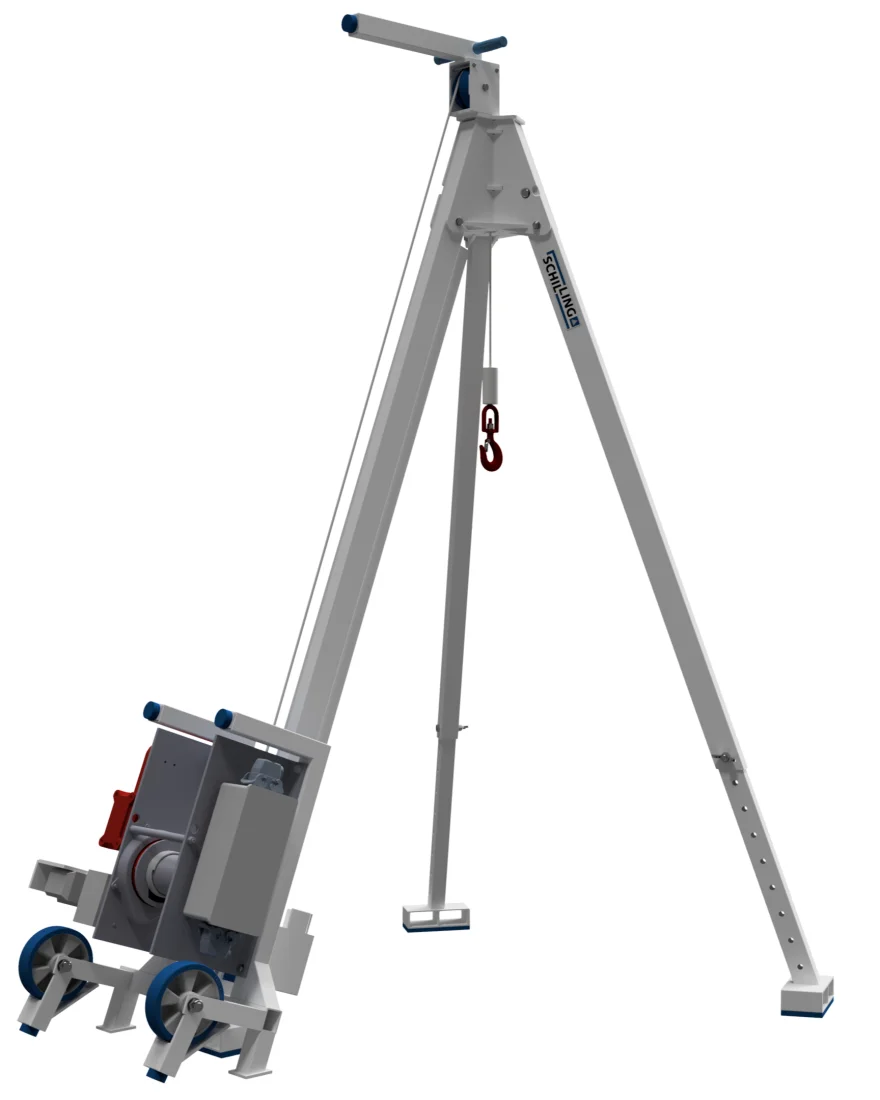 SCHILLING - Alu-Dreibock mit Elektroseilwinde – 4