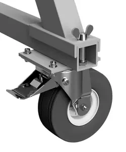 SCHILLING - Alu-Portalkran fahrbar unter Last, mittel, Einzelträger, PU – 6